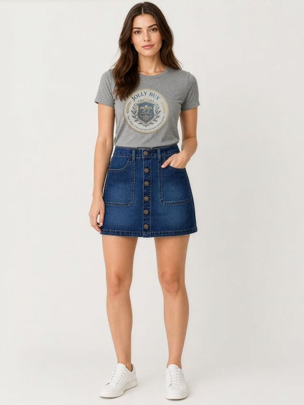 Kensie Jeans Women’s Mini Skirt Indigo Denim Size 6 (28) NEW